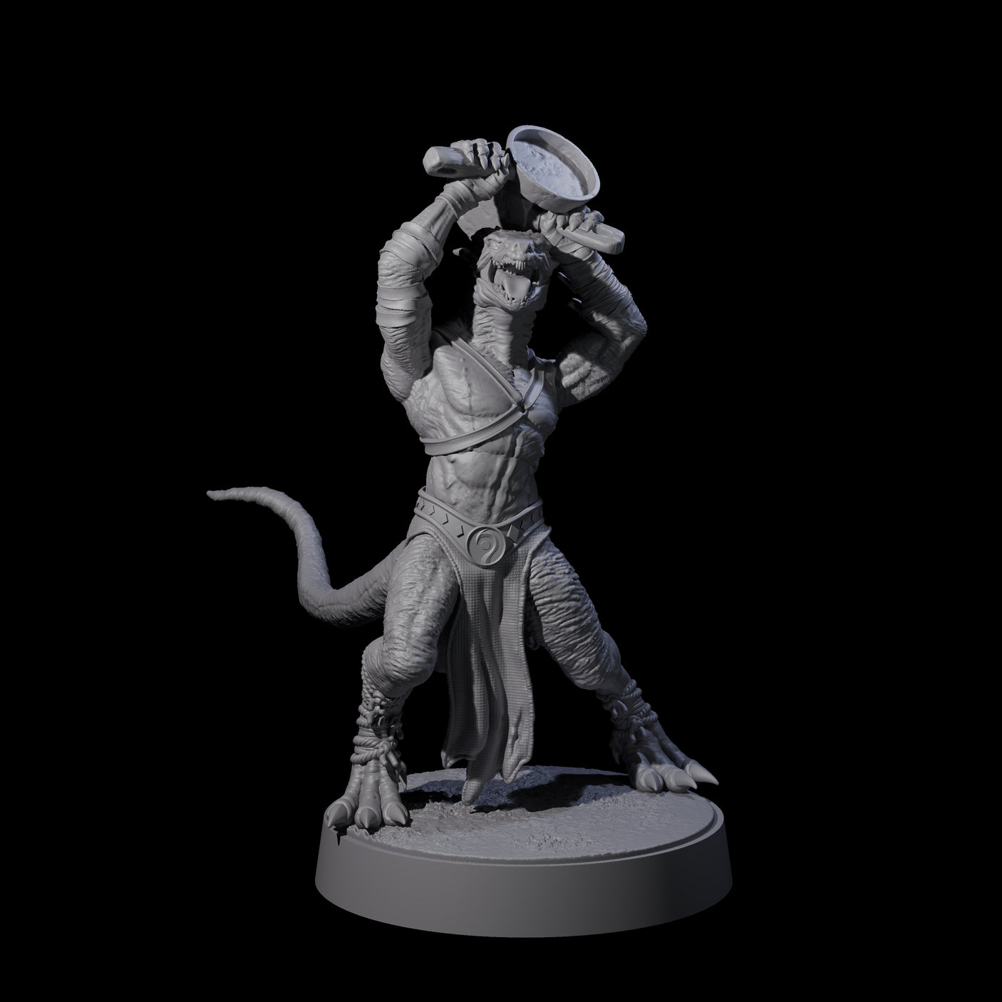 Intrepid Kobold Scout F Miniature for Dungeons and Dragons, Pathfinder or other TTRPGs