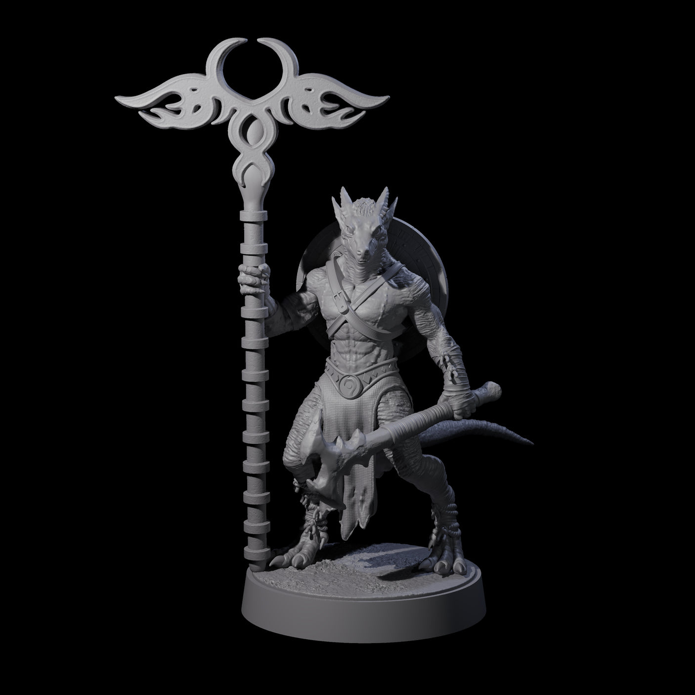 Intrepid Kobold Scout G Miniature for Dungeons and Dragons, Pathfinder or other TTRPGs