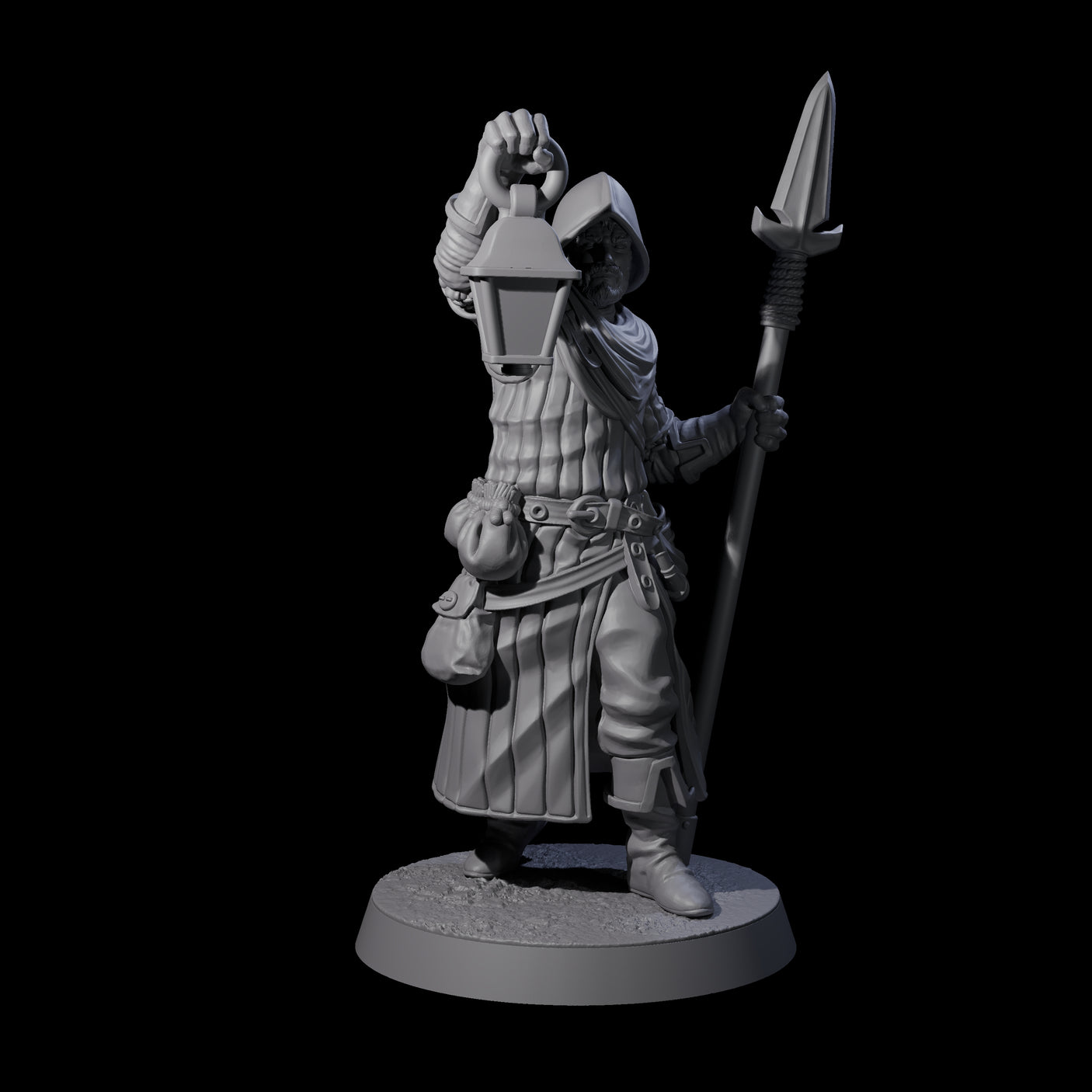Investigating Town Militia A Miniature for Dungeons and Dragons, Pathfinder or other TTRPGs