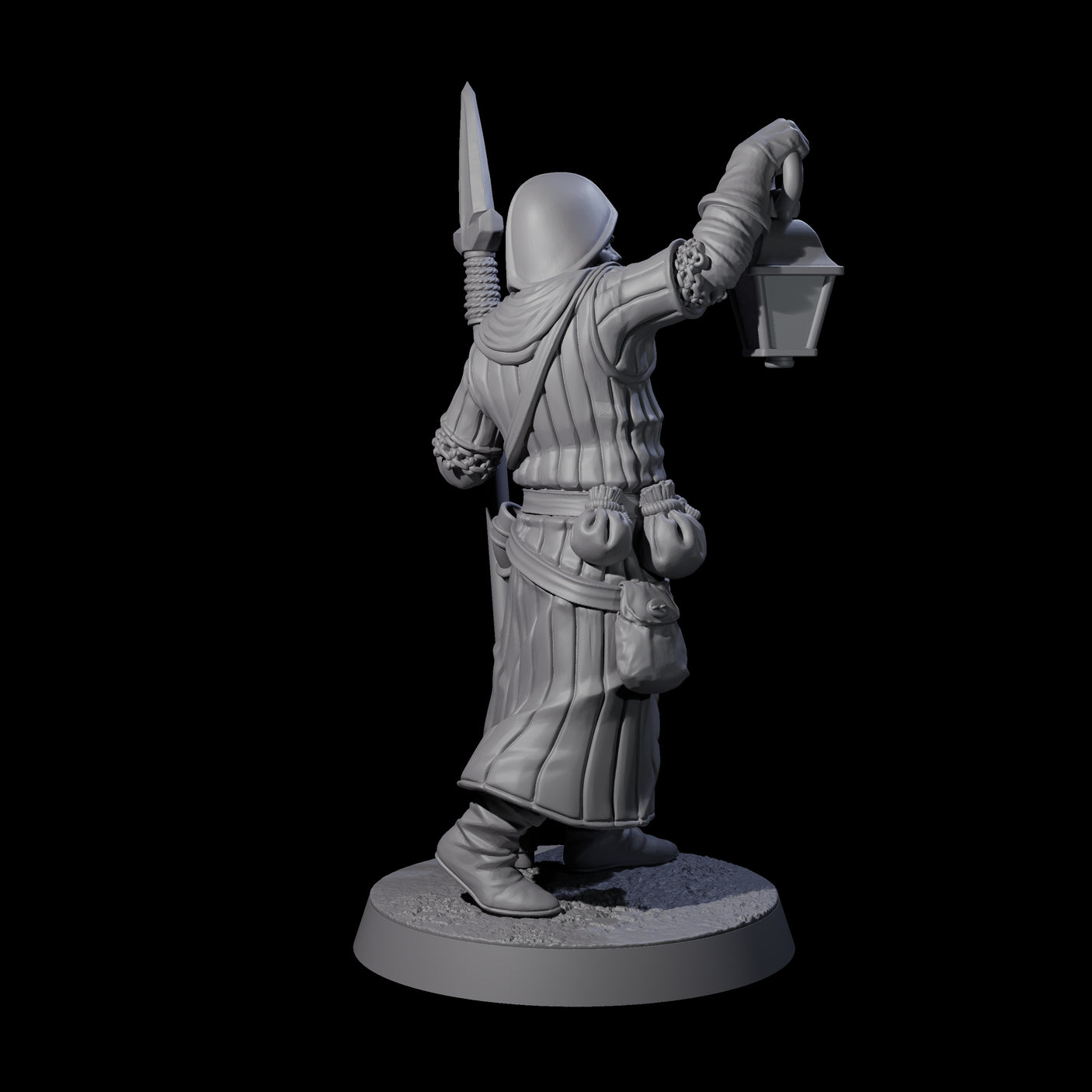 Investigating Town Militia A Miniature for Dungeons and Dragons, Pathfinder or other TTRPGs