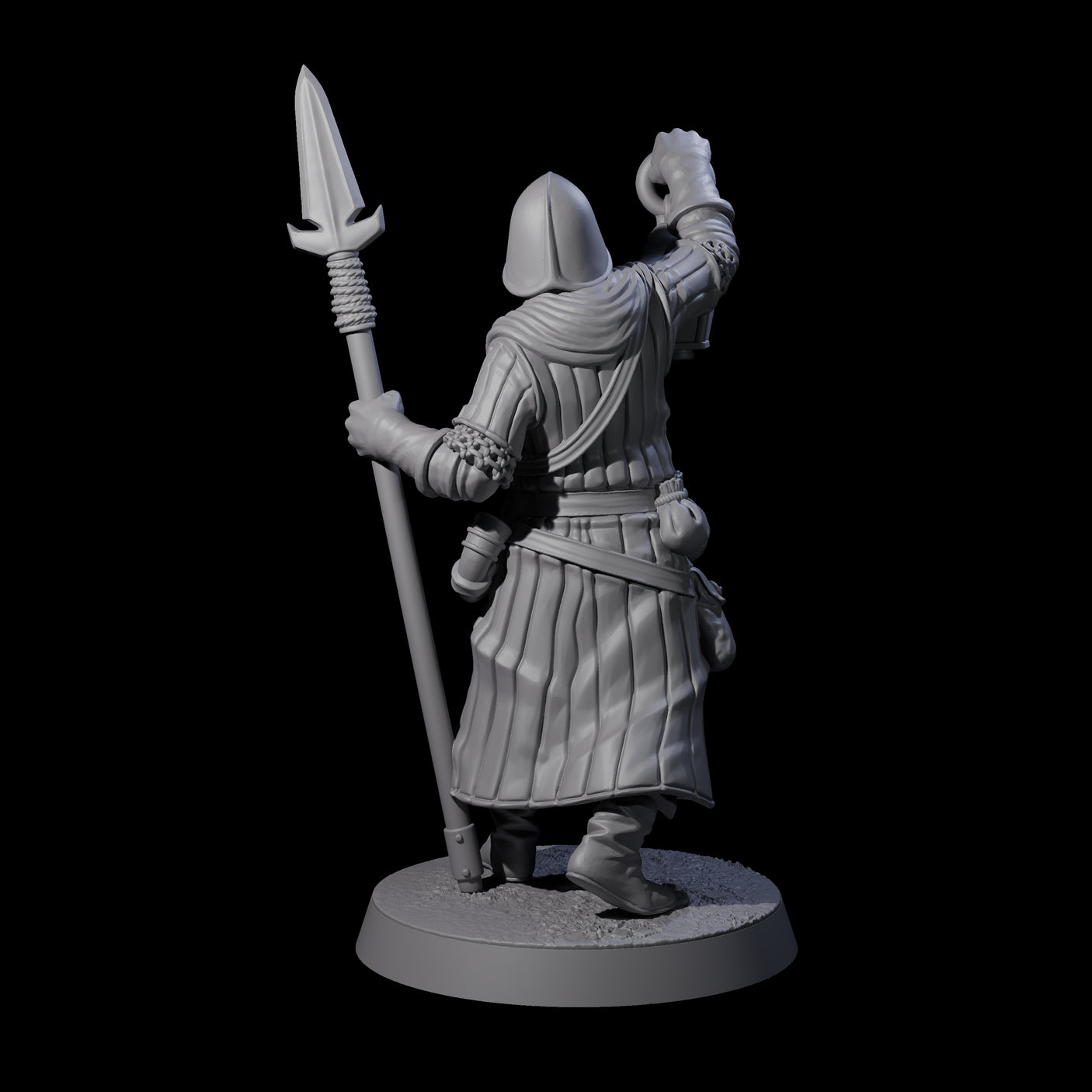 Investigating Town Militia A Miniature for Dungeons and Dragons, Pathfinder or other TTRPGs