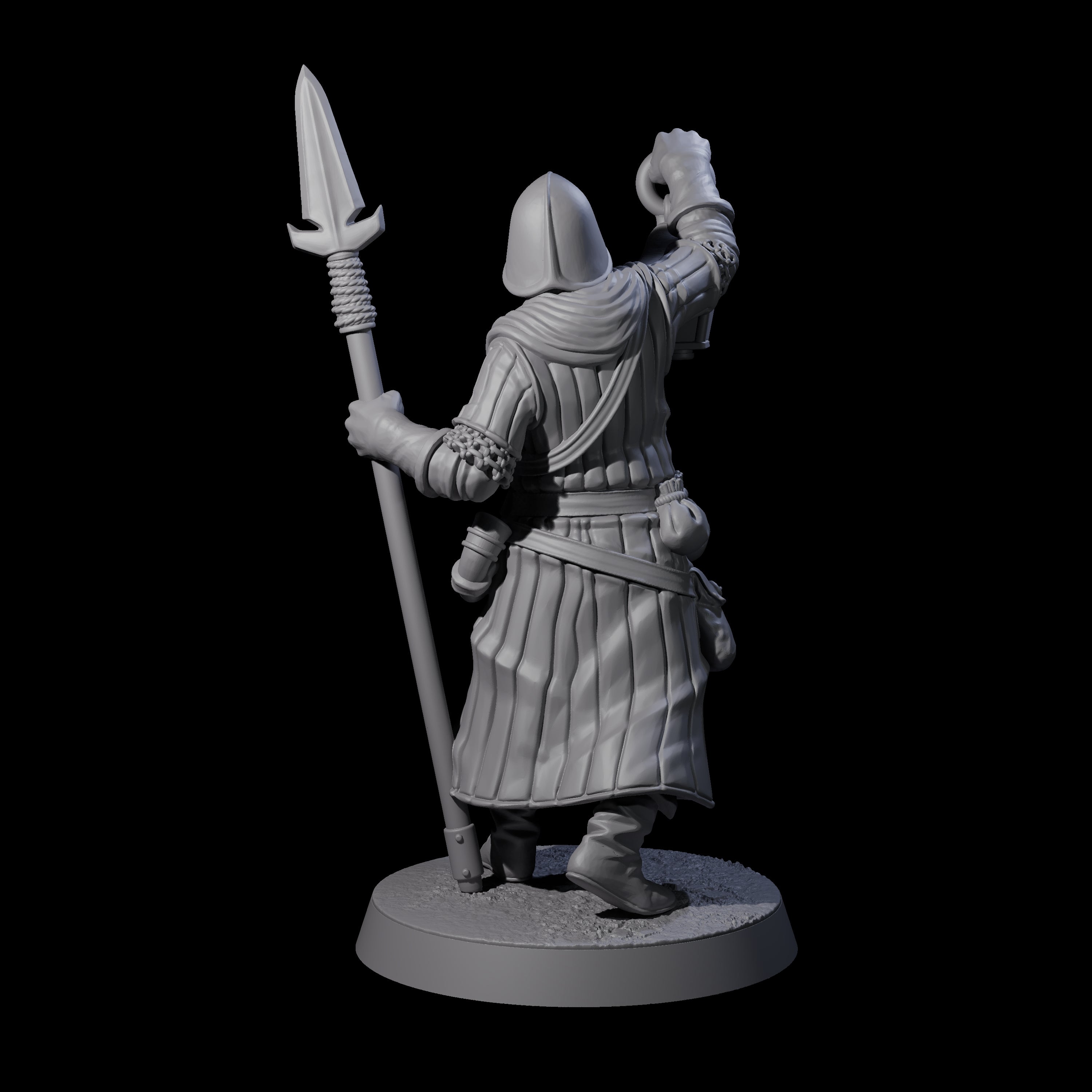 Investigating Town Militia A Miniature for Dungeons and Dragons, Pathfinder or other TTRPGs