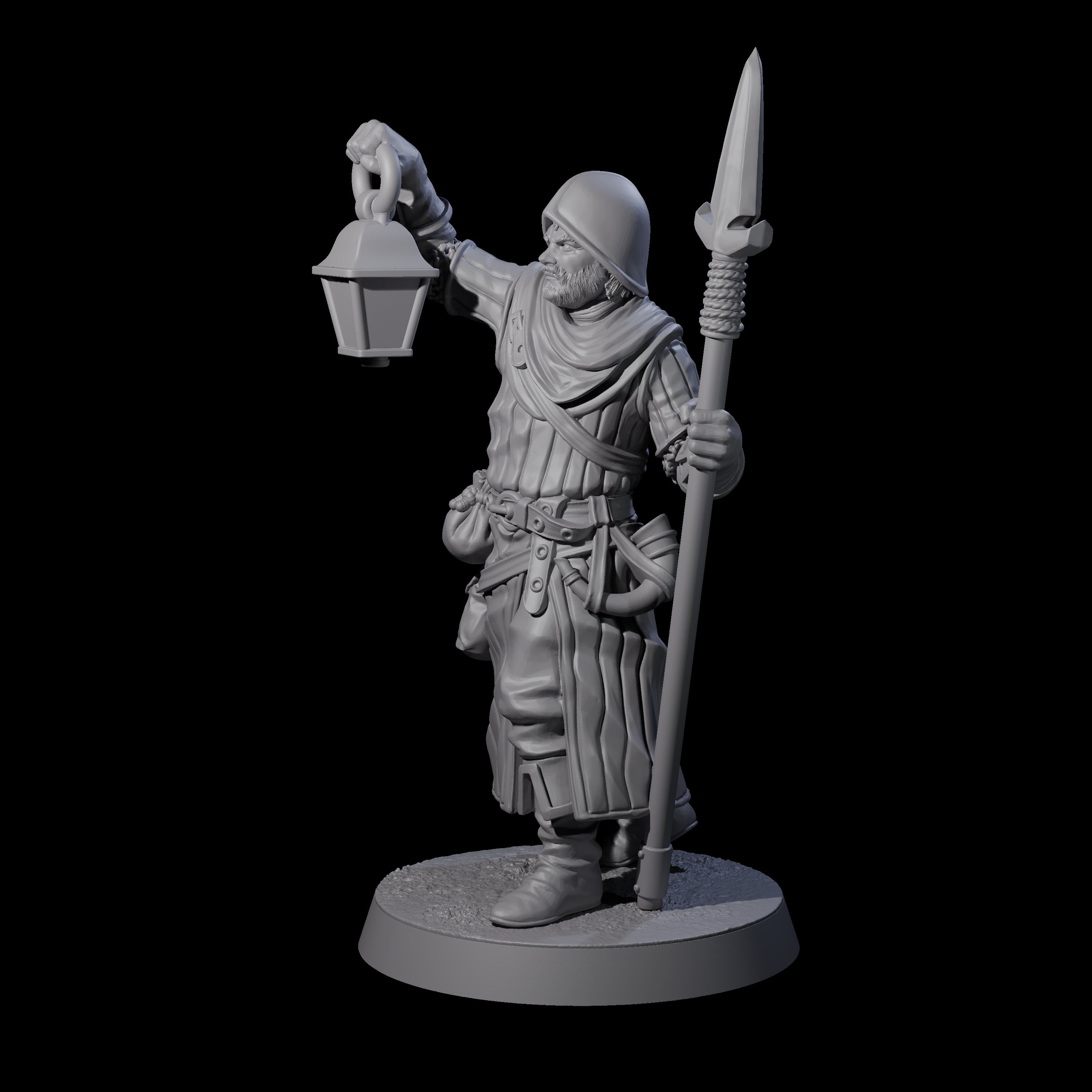 Investigating Town Militia A Miniature for Dungeons and Dragons, Pathfinder or other TTRPGs