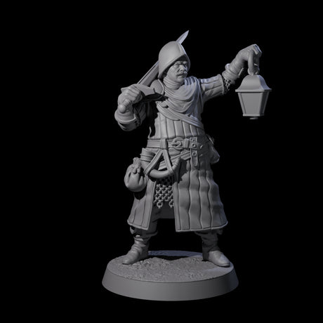 Investigating Town Militia A Miniature for Dungeons and Dragons, Pathfinder or other TTRPGs
