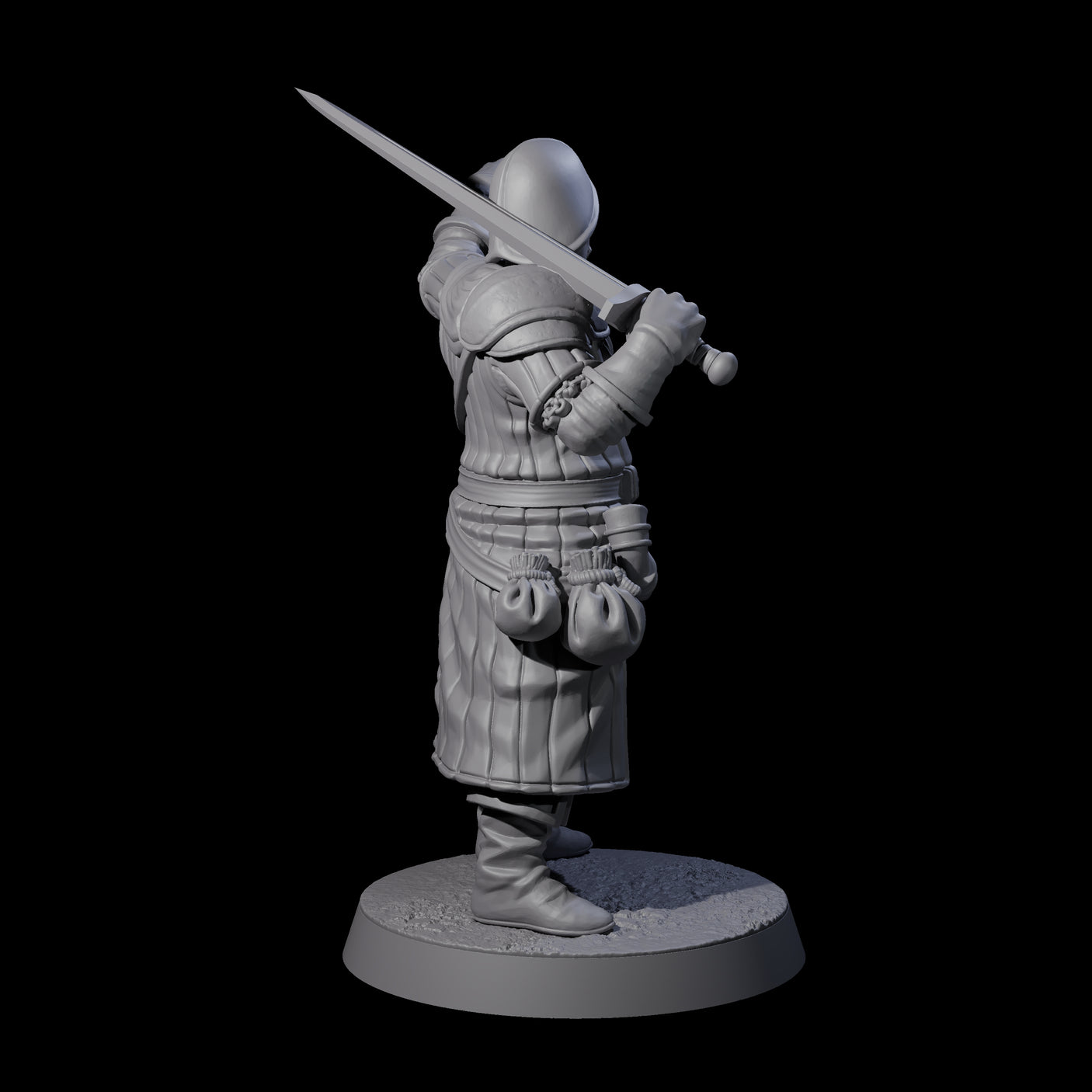 Investigating Town Militia A Miniature for Dungeons and Dragons, Pathfinder or other TTRPGs