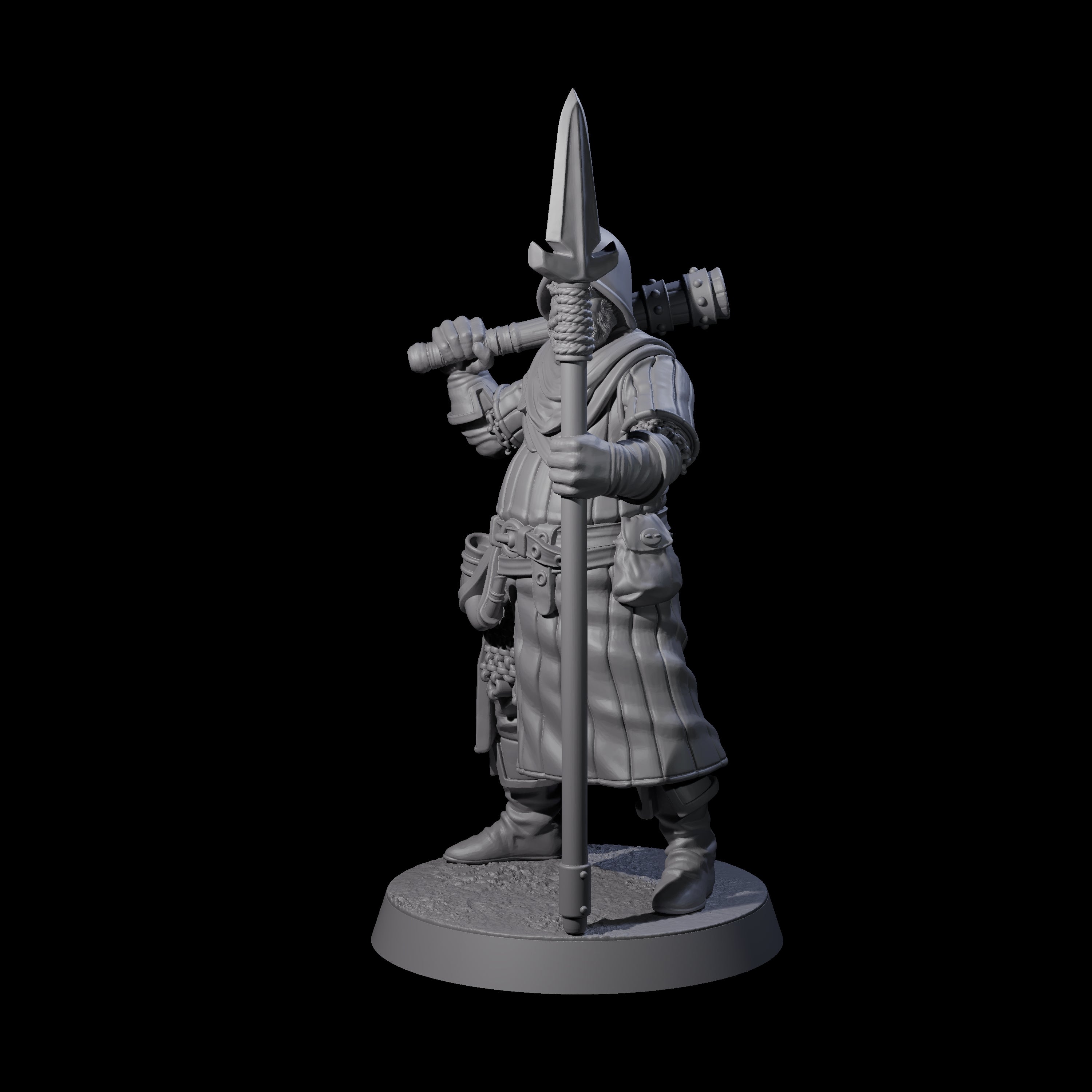 Investigating Town Militia B Miniature for Dungeons and Dragons, Pathfinder or other TTRPGs