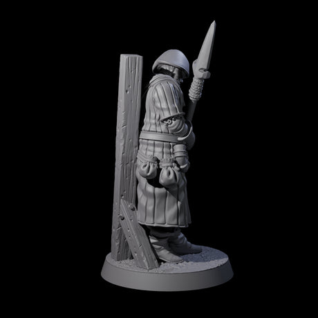 Investigating Town Militia C Miniature for Dungeons and Dragons, Pathfinder or other TTRPGs