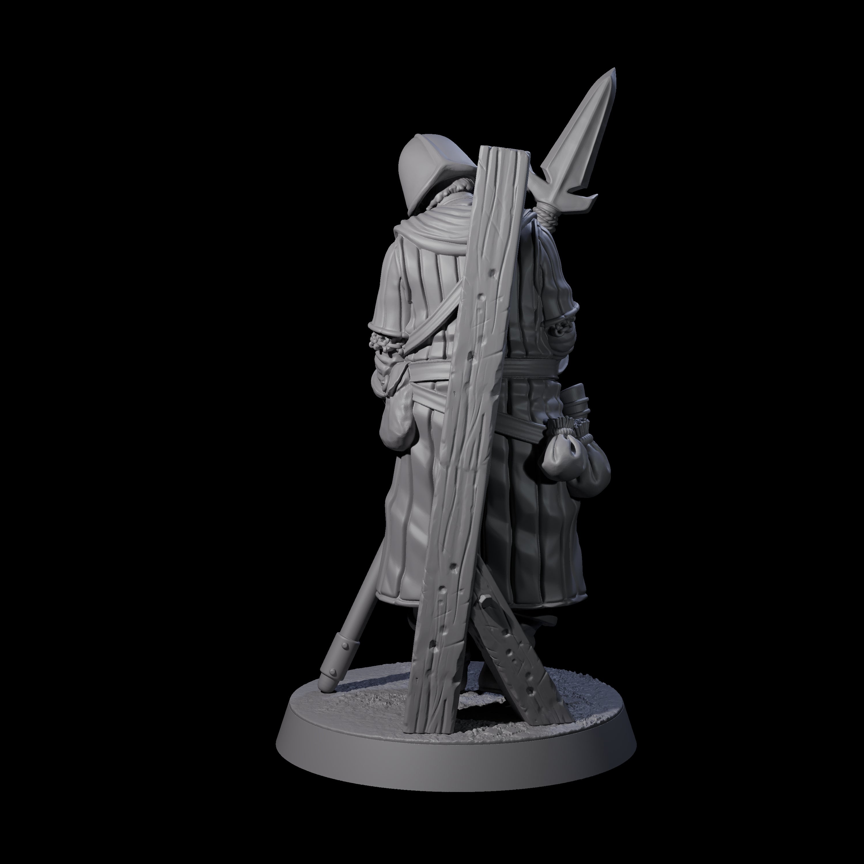 Investigating Town Militia C Miniature for Dungeons and Dragons, Pathfinder or other TTRPGs