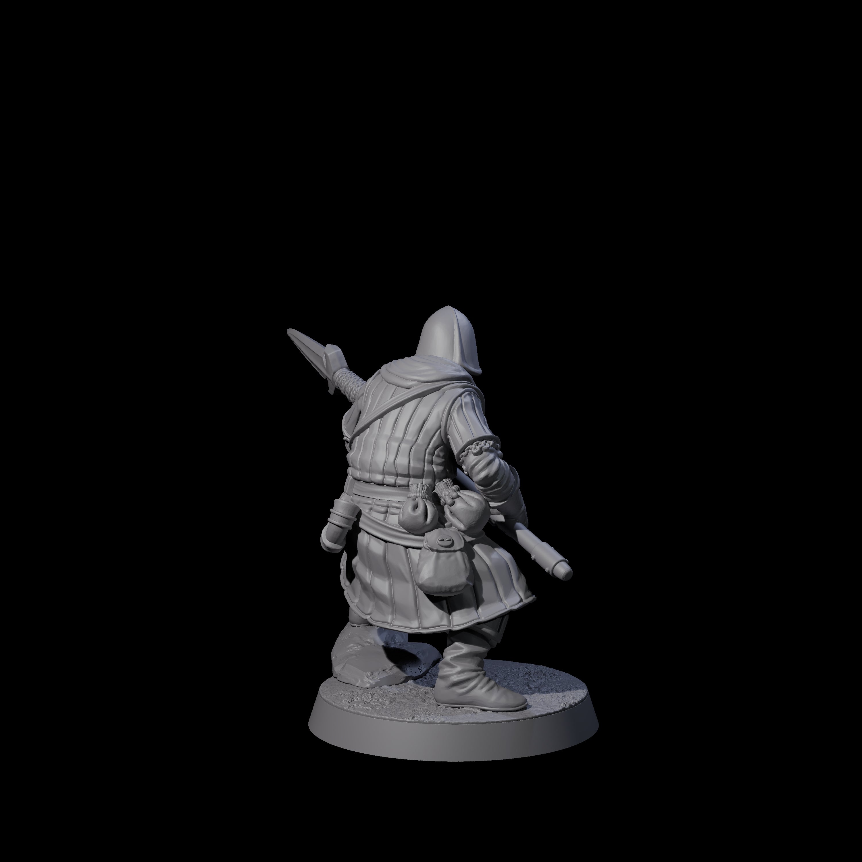 Investigating Town Militia D Miniature for Dungeons and Dragons, Pathfinder or other TTRPGs