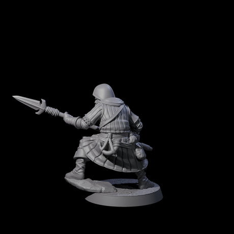 Investigating Town Militia D Miniature for Dungeons and Dragons, Pathfinder or other TTRPGs
