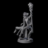Invoking Dragonborn Wizard Miniature for Dungeons and Dragons, Pathfinder or other TTRPGs