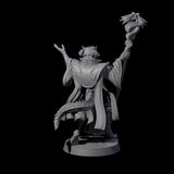Invoking Dragonborn Wizard Miniature for Dungeons and Dragons, Pathfinder or other TTRPGs
