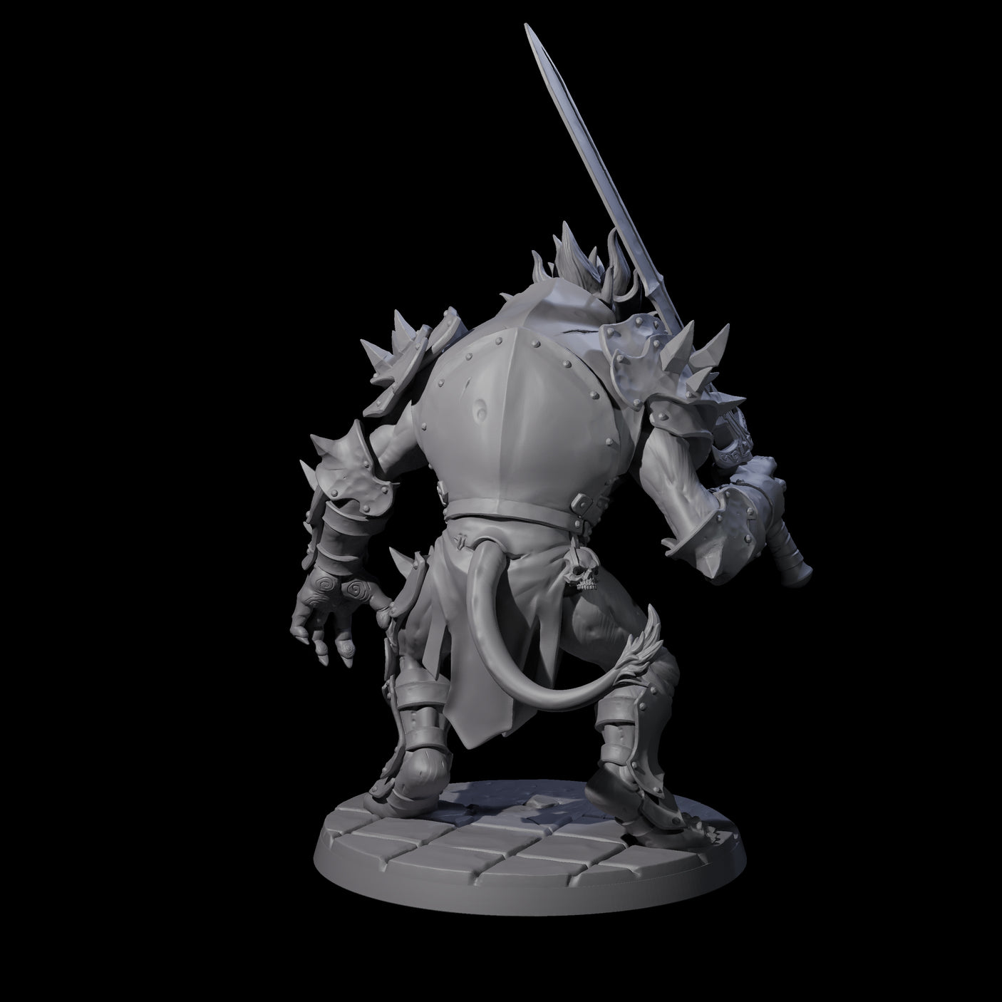 Ironkeep Troll A Miniature for Dungeons and Dragons, Pathfinder or other TTRPGs