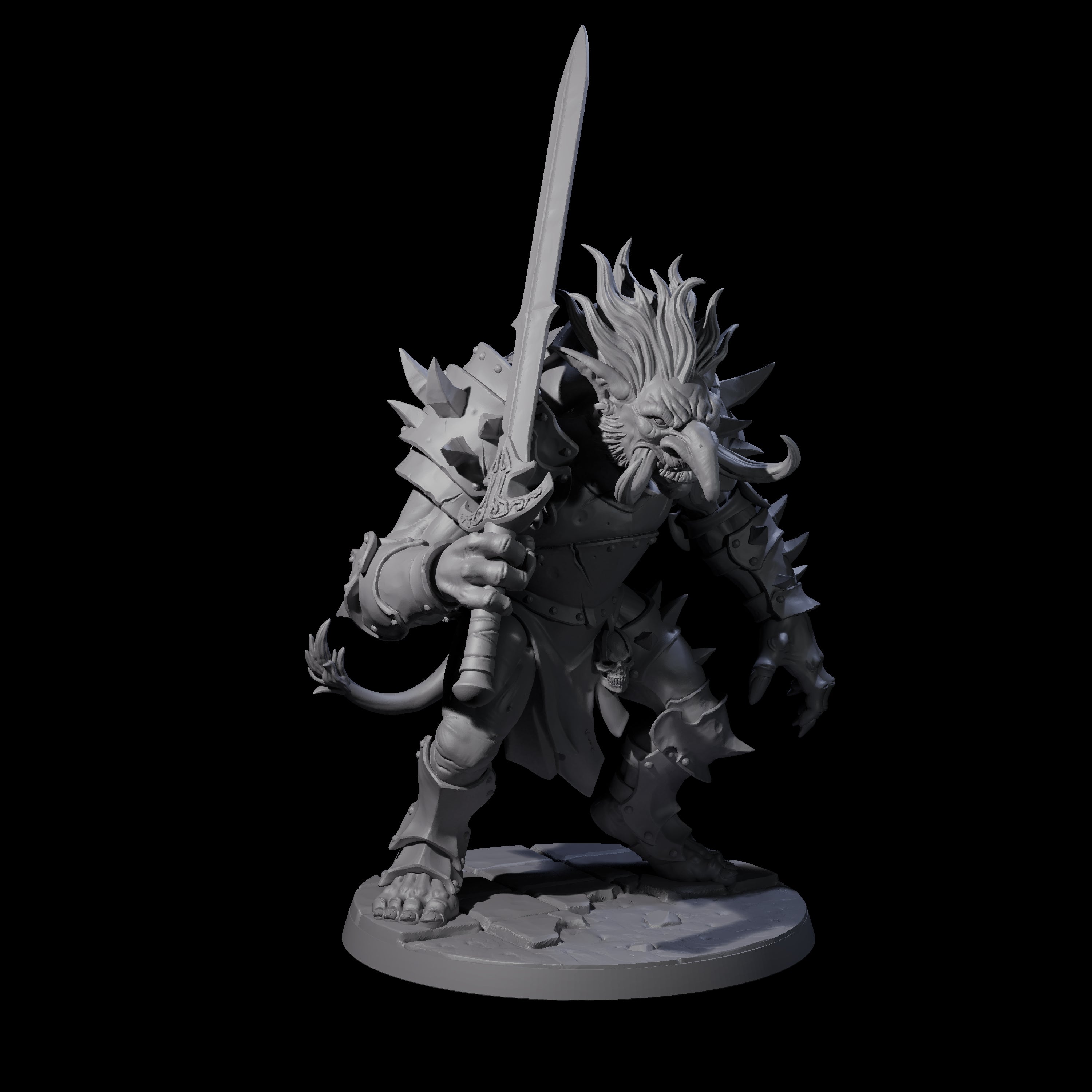 Ironkeep Troll A Miniature for Dungeons and Dragons, Pathfinder or other TTRPGs