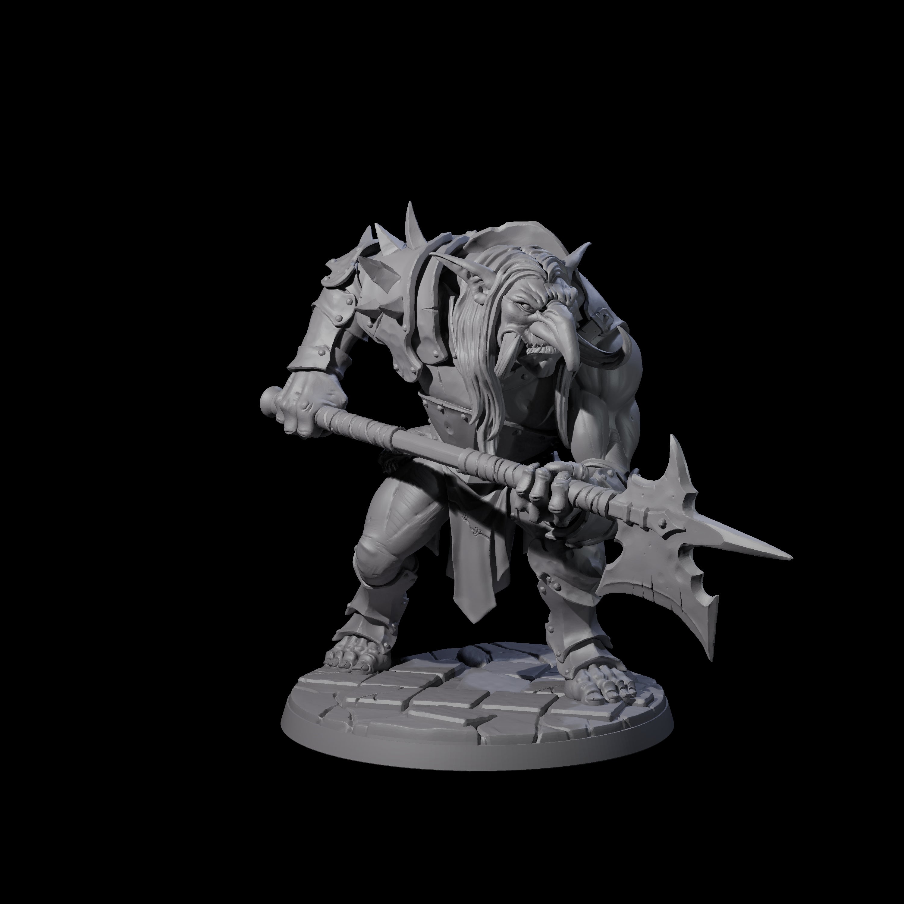 Ironkeep Troll B Miniature for Dungeons and Dragons, Pathfinder or other TTRPGs