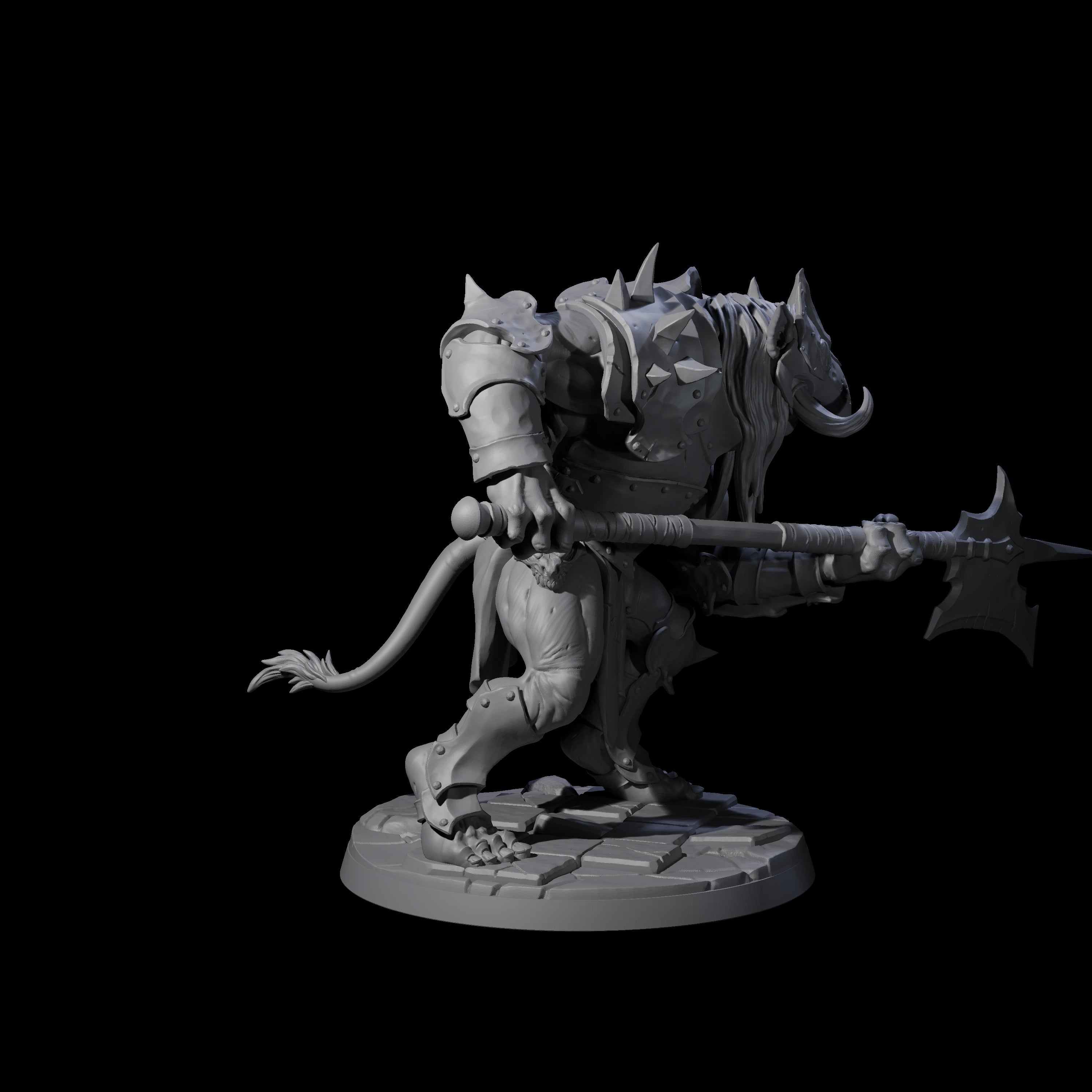 Ironkeep Troll B Miniature for Dungeons and Dragons, Pathfinder or other TTRPGs