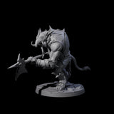 Ironkeep Troll B Miniature for Dungeons and Dragons, Pathfinder or other TTRPGs