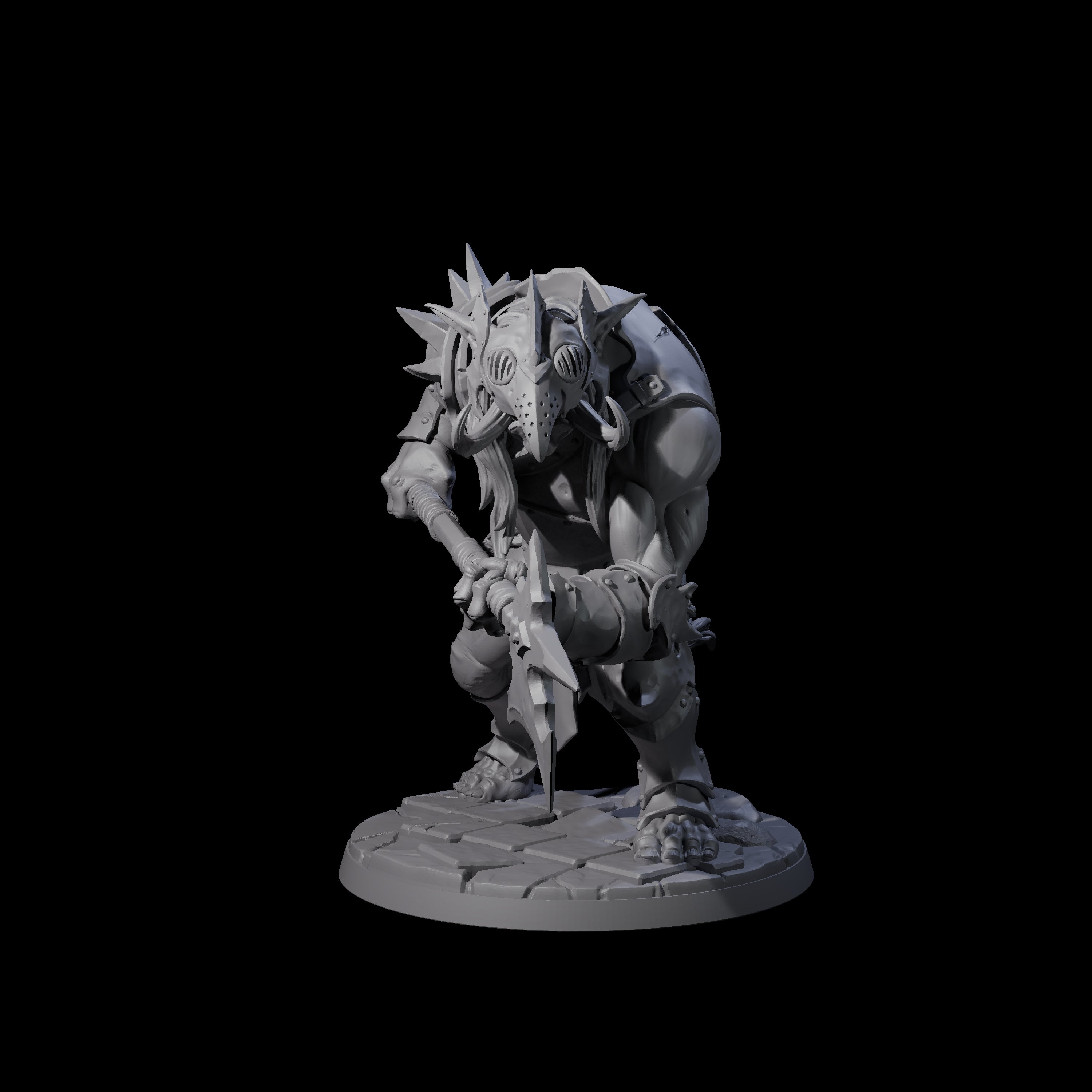Ironkeep Troll B Miniature for Dungeons and Dragons, Pathfinder or other TTRPGs