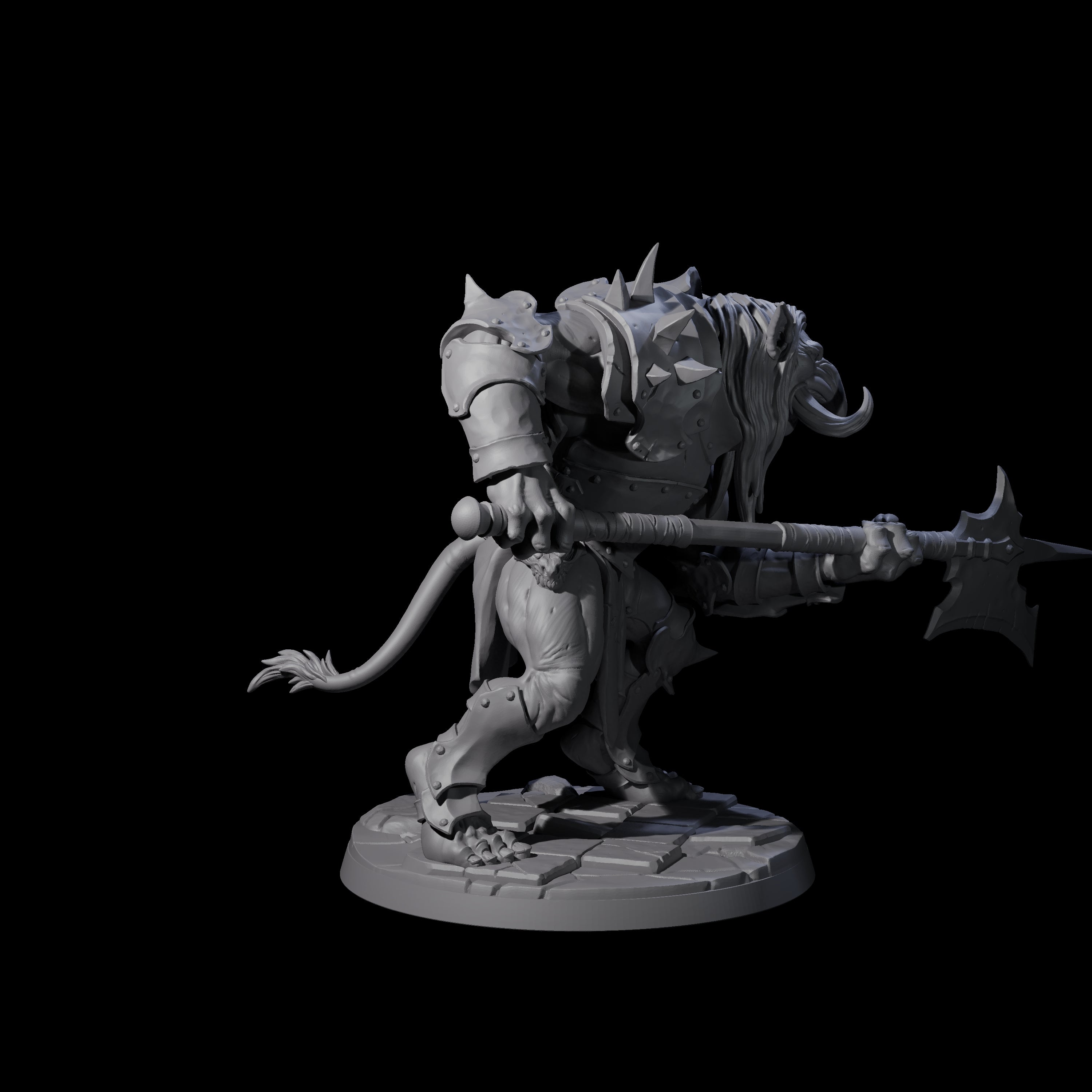 Ironkeep Troll B Miniature for Dungeons and Dragons, Pathfinder or other TTRPGs