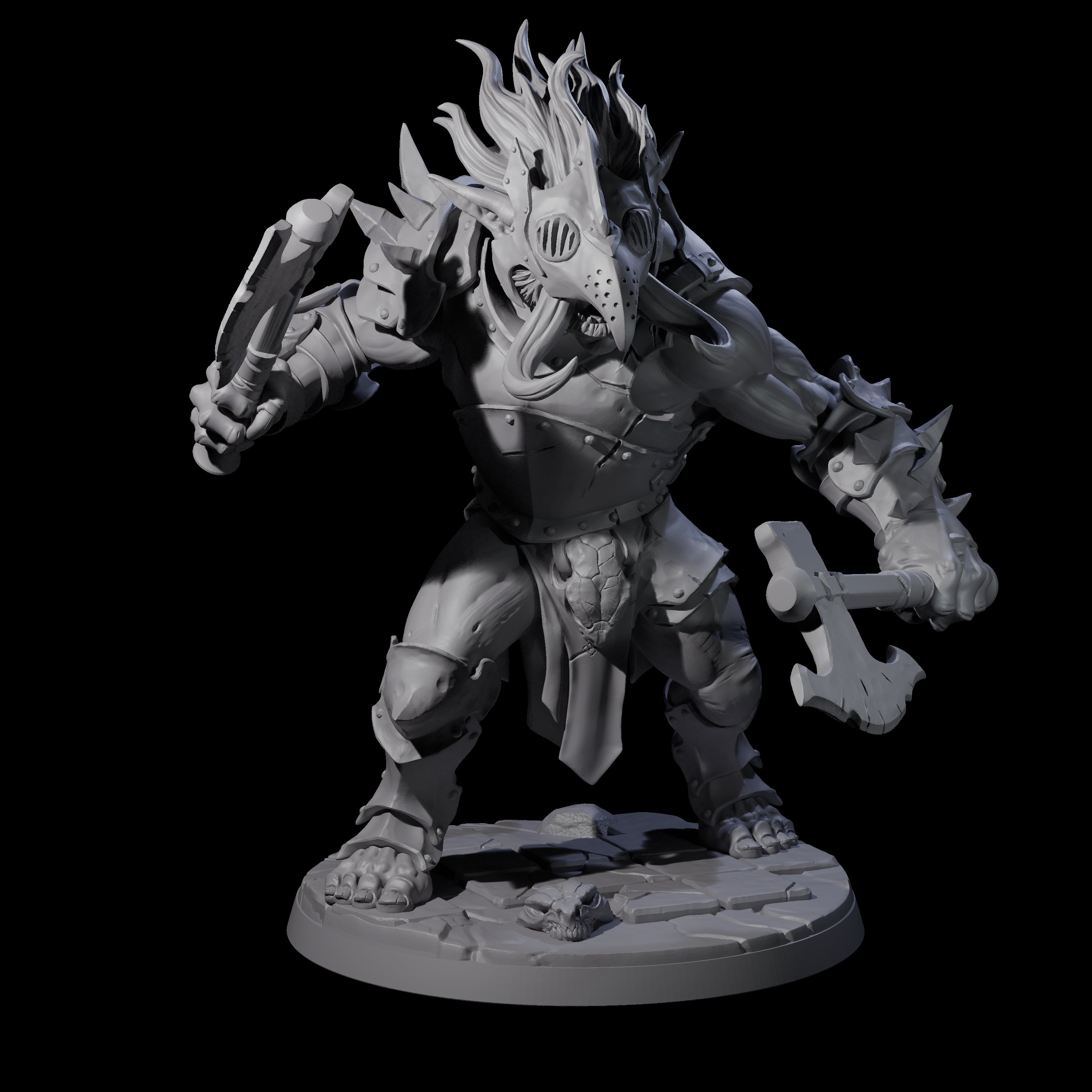 Ironkeep Troll C Miniature for Dungeons and Dragons, Pathfinder or other TTRPGs