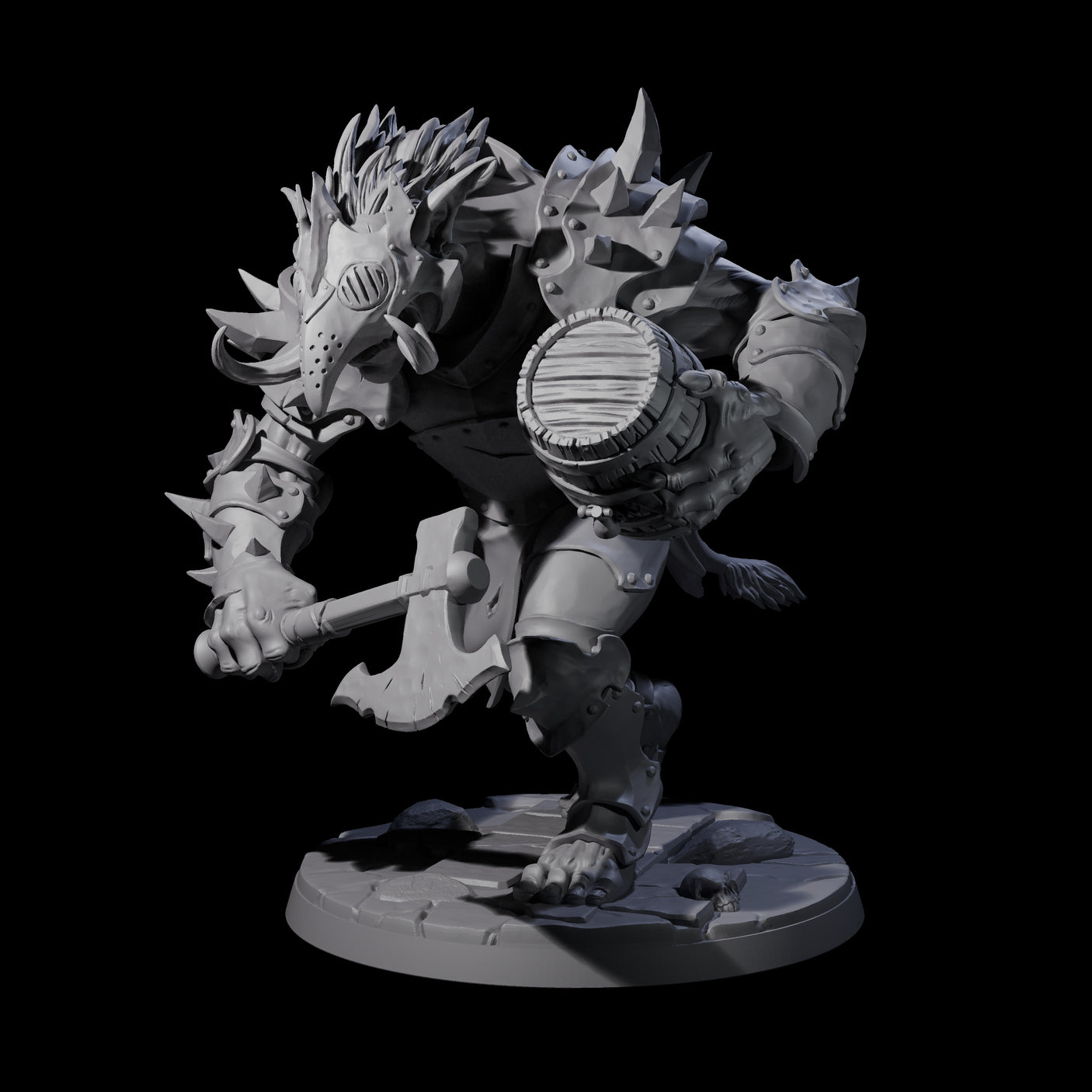 Ironkeep Troll E Miniature for Dungeons and Dragons, Pathfinder or other TTRPGs
