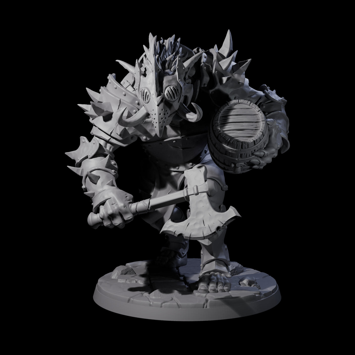 Ironkeep Troll E Miniature for Dungeons and Dragons, Pathfinder or other TTRPGs