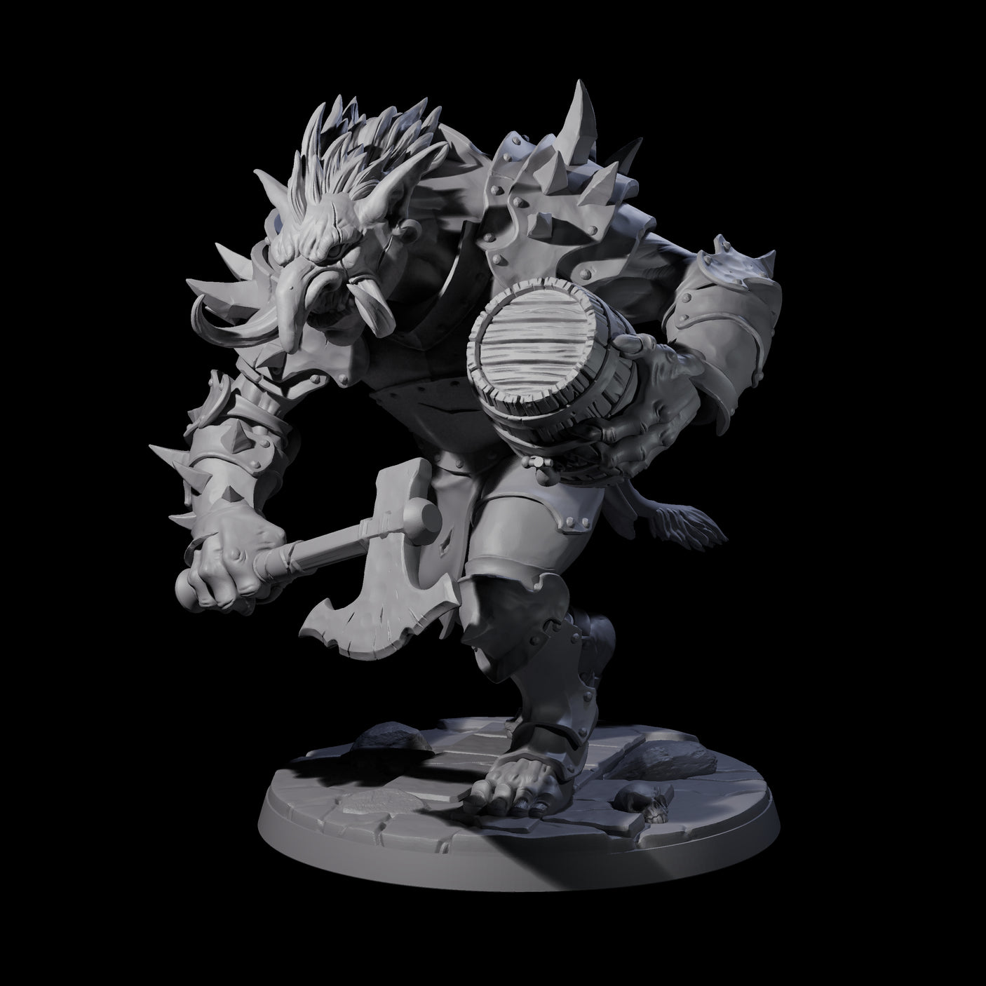 Ironkeep Troll E Miniature for Dungeons and Dragons, Pathfinder or other TTRPGs