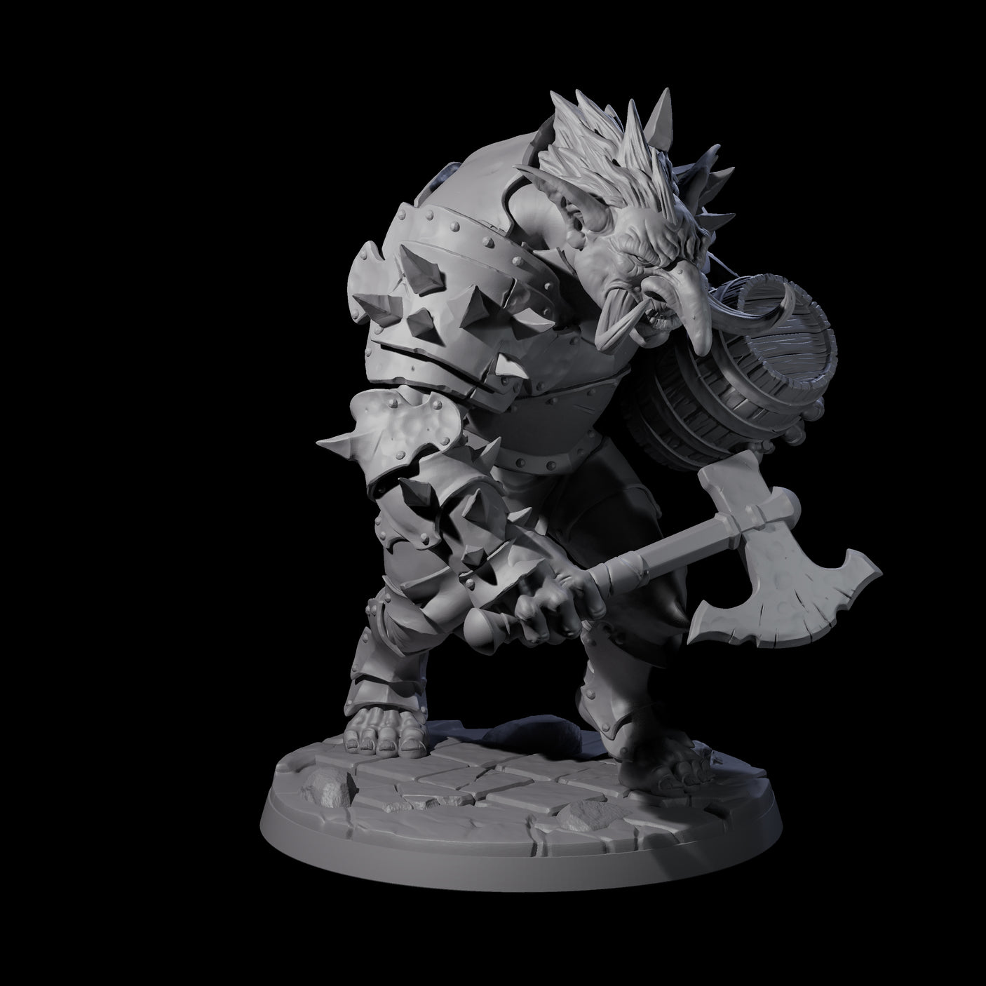 Ironkeep Troll E Miniature for Dungeons and Dragons, Pathfinder or other TTRPGs