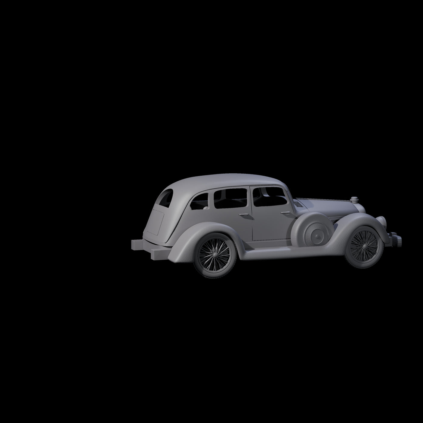 Jaguar Car Miniature for Dungeons and Dragons, Pathfinder or other TTRPGs