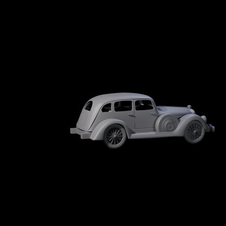Jaguar Car Miniature for Dungeons and Dragons, Pathfinder or other TTRPGs