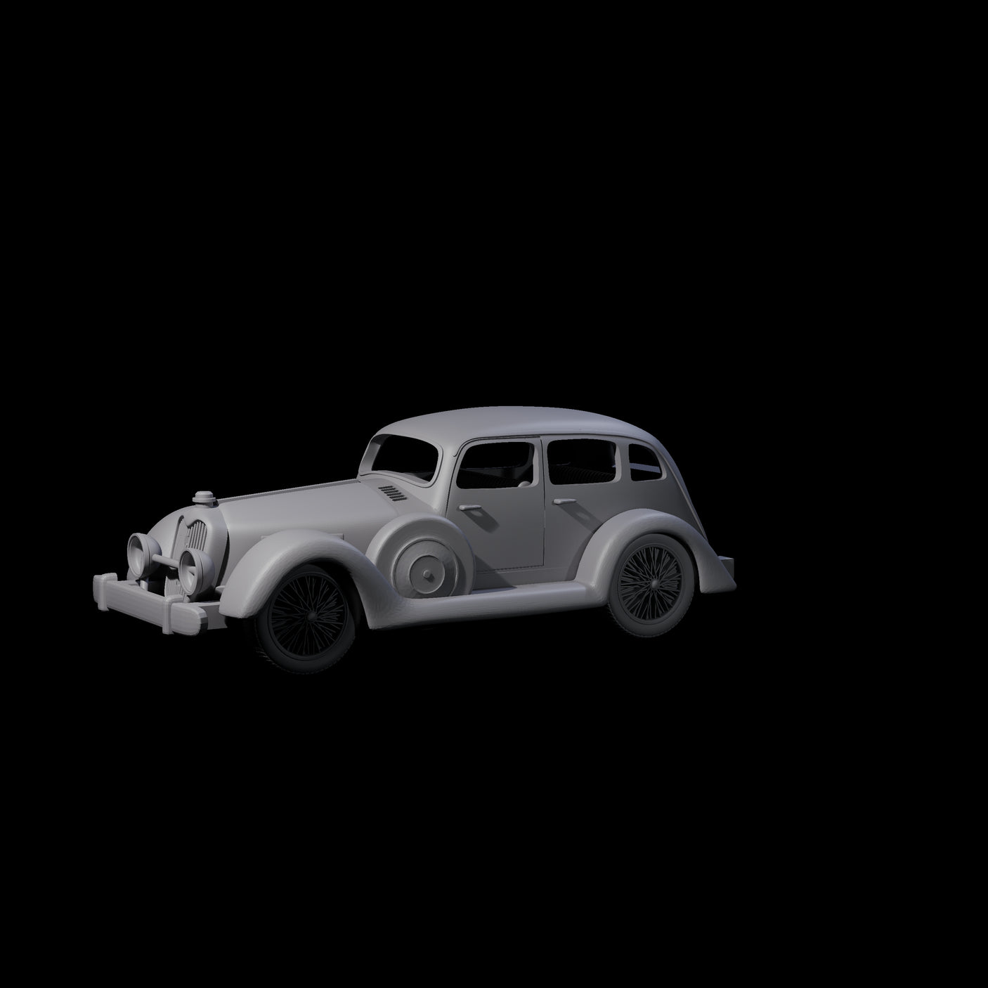 Jaguar Car Miniature for Dungeons and Dragons, Pathfinder or other TTRPGs