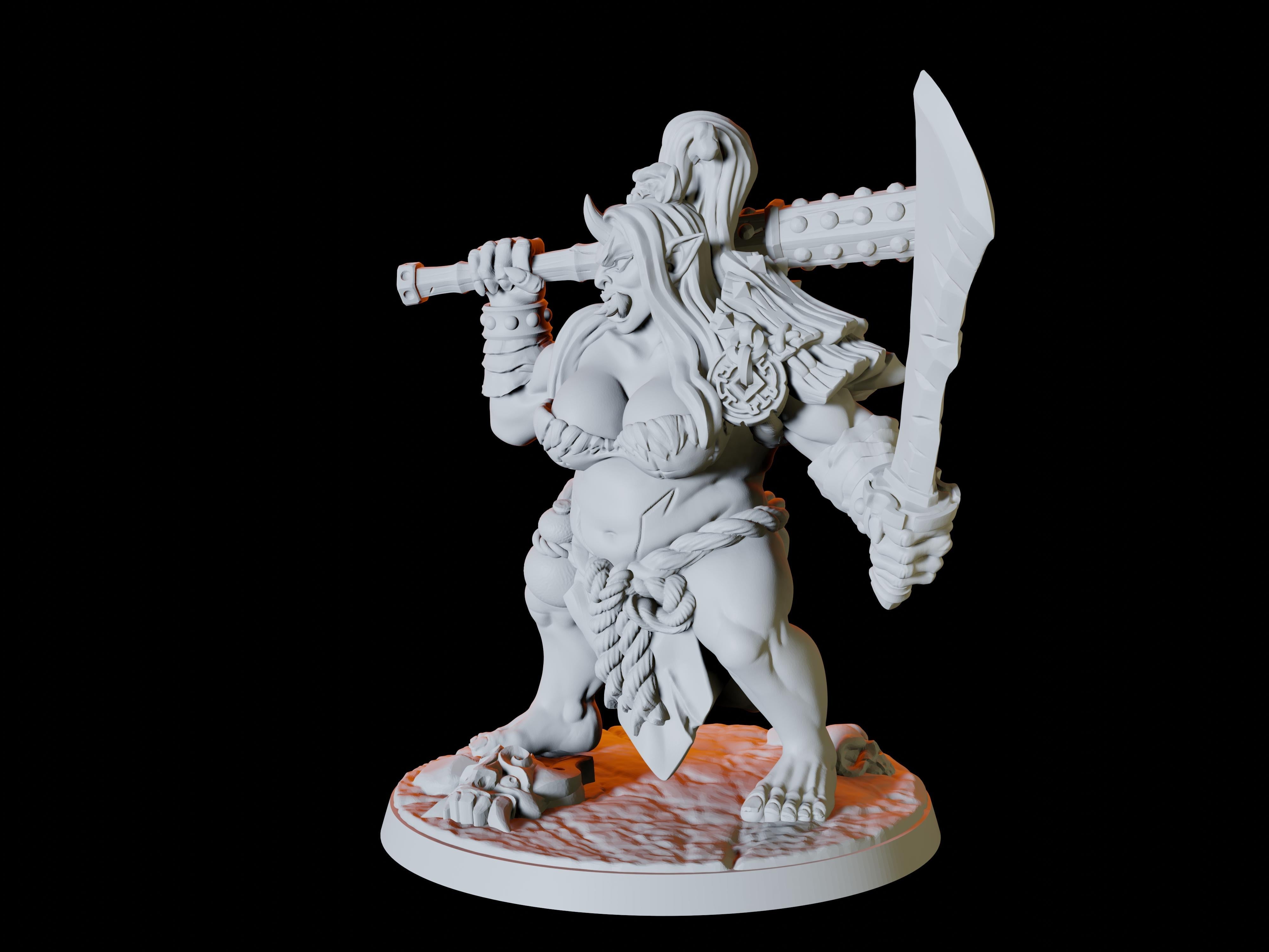 Japanese Inspired Ogre Miniature for Dungeons and Dragons - Myth Forged