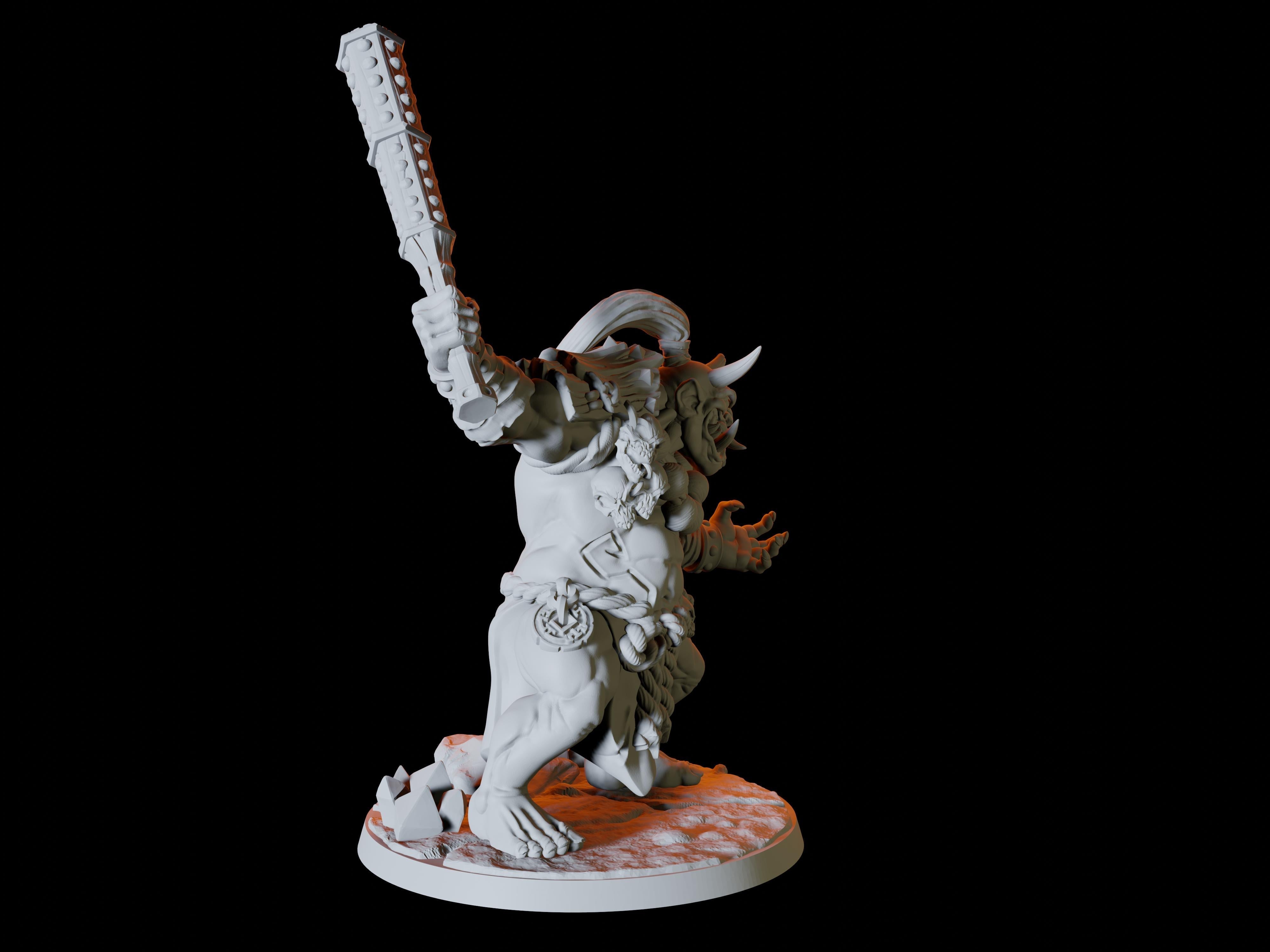 Japanese Inspired Ogre Miniature for Dungeons and Dragons - Myth Forged