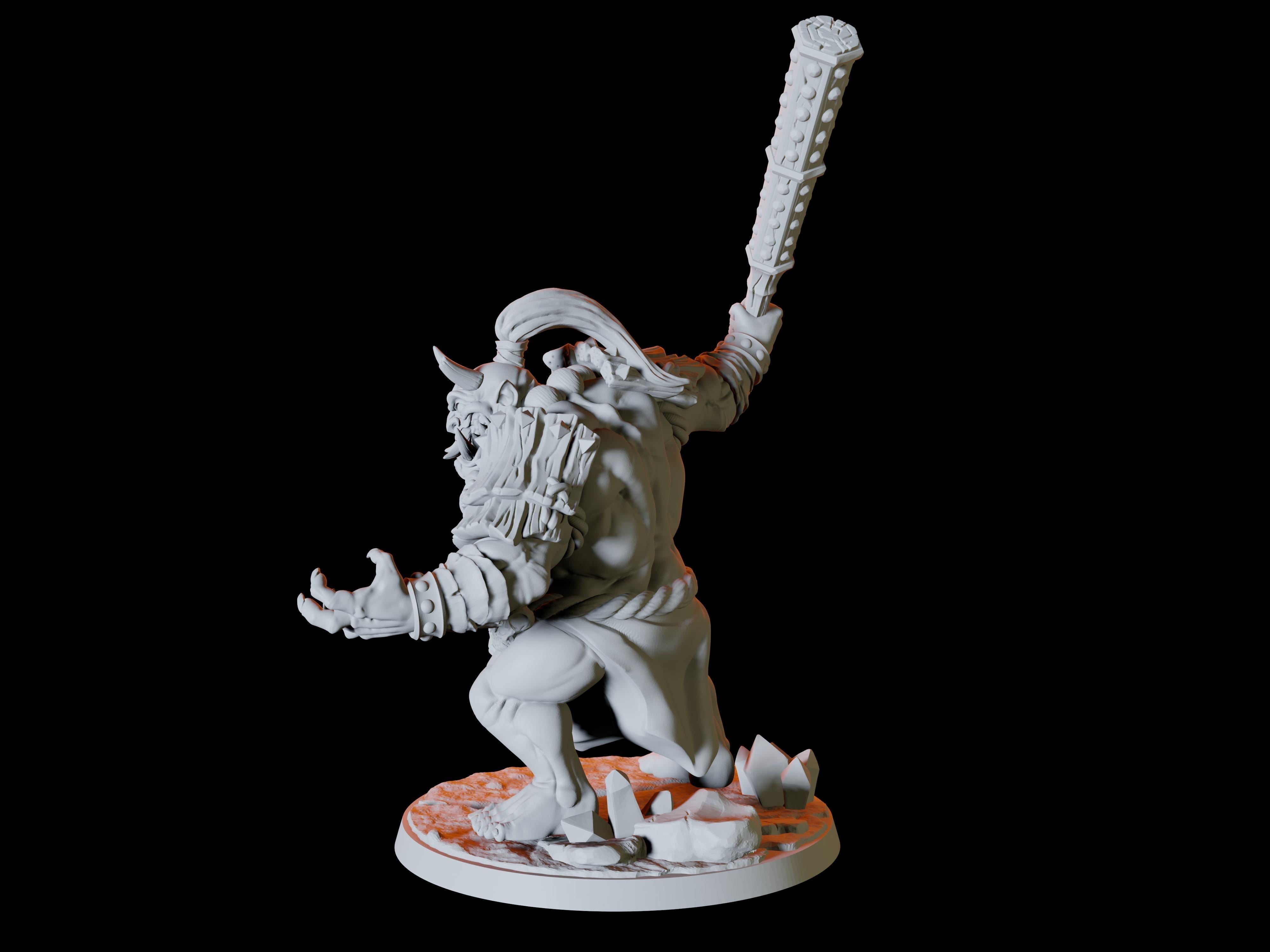 Japanese Inspired Ogre Miniature for Dungeons and Dragons - Myth Forged