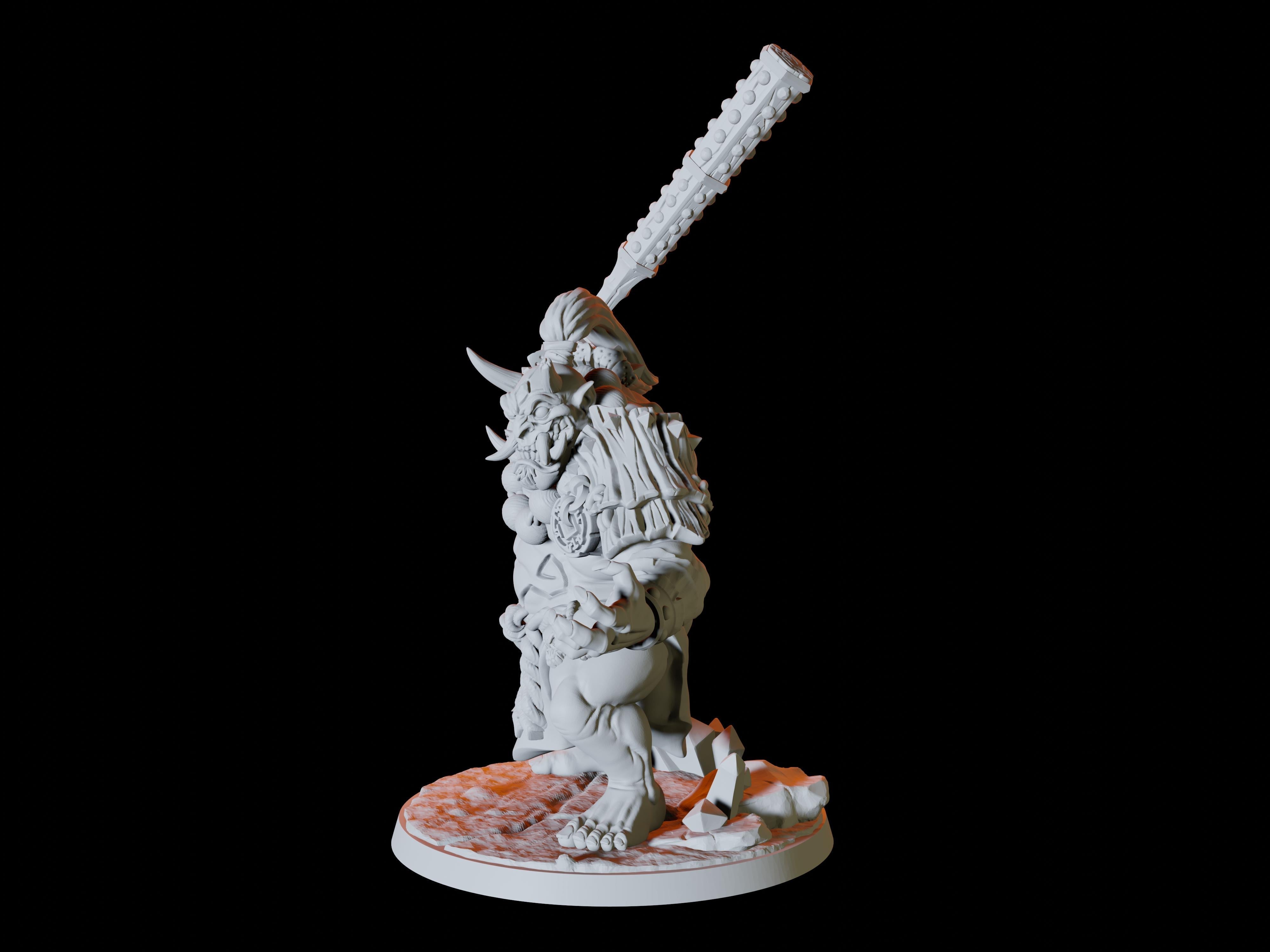 Japanese Inspired Ogre Miniature for Dungeons and Dragons - Myth Forged
