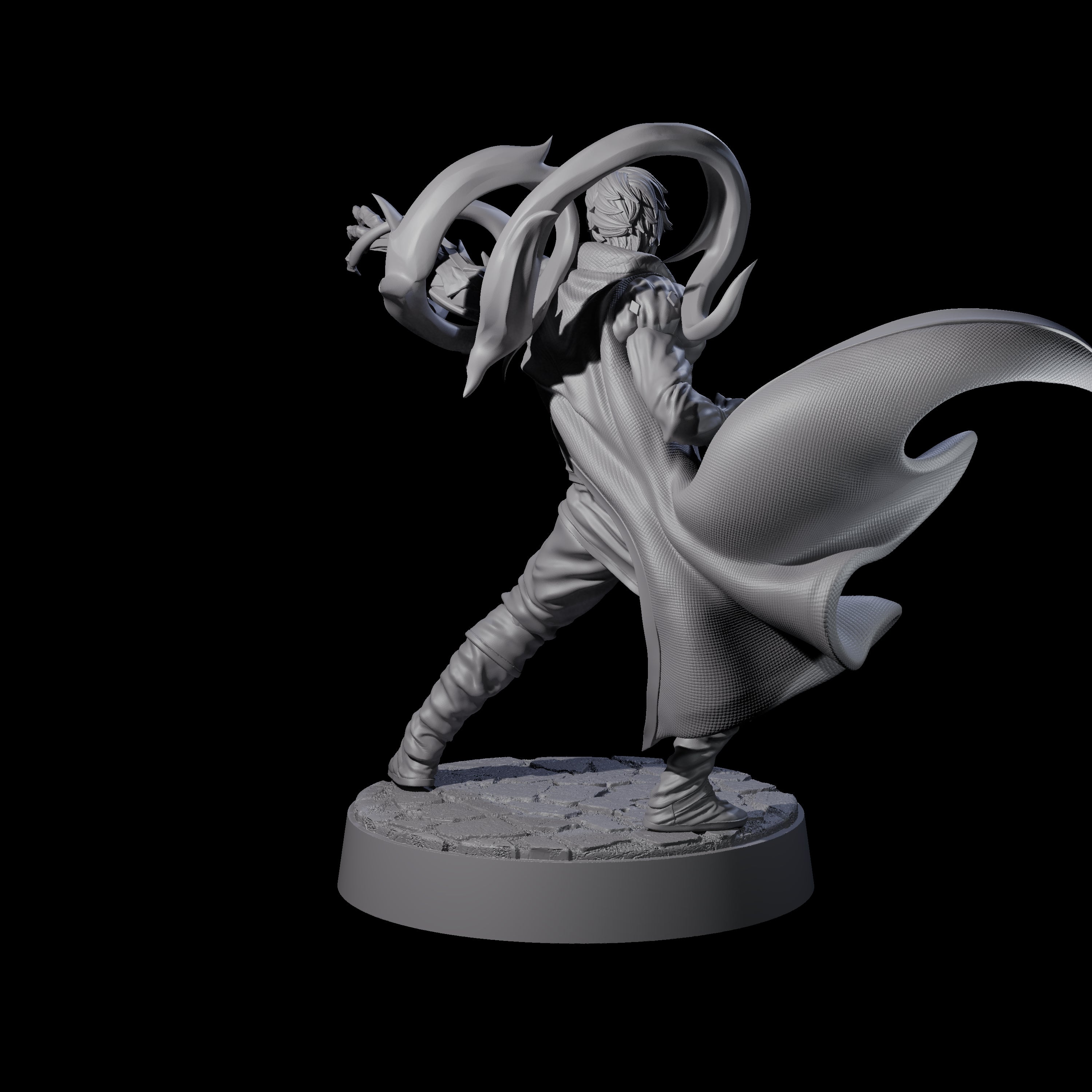 Jarex - Casting Warlock Miniature for Dungeons and Dragons, Pathfinder or other TTRPGs