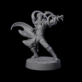 Jarex - Casting Warlock Miniature for Dungeons and Dragons, Pathfinder or other TTRPGs