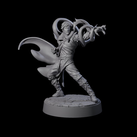 Jarex - Casting Warlock Miniature for Dungeons and Dragons, Pathfinder or other TTRPGs