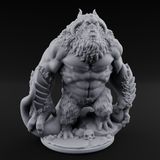 Jaw Jutting Demon Lord Miniature for Dungeons and Dragons, Pathfinder or other TTRPGs