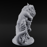 Jaw Jutting Demon Lord Miniature for Dungeons and Dragons, Pathfinder or other TTRPGs