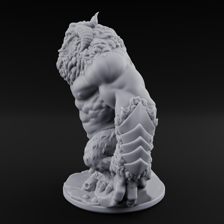 Jaw Jutting Demon Lord Miniature for Dungeons and Dragons, Pathfinder or other TTRPGs