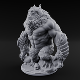 Jaw Jutting Demon Lord Miniature for Dungeons and Dragons, Pathfinder or other TTRPGs