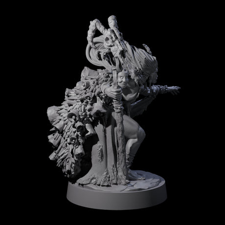 Jingle Jingle Savage Witch Miniature for Dungeons and Dragons, Pathfinder or other TTRPGs