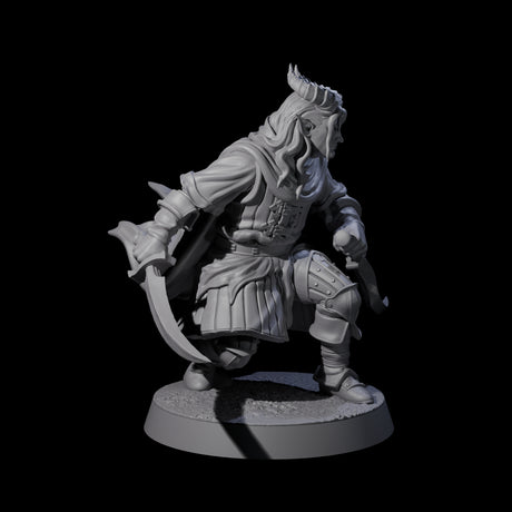 Jocular Tiefling Wayfarer A Miniature for Dungeons and Dragons, Pathfinder or other TTRPGs