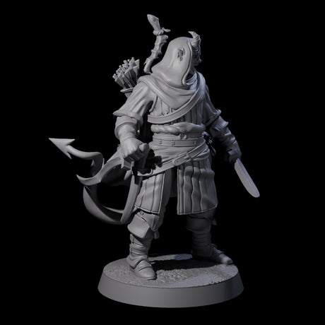 Jocular Tiefling Wayfarer B Miniature for Dungeons and Dragons, Pathfinder or other TTRPGs