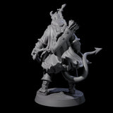 Jocular Tiefling Wayfarer B Miniature for Dungeons and Dragons, Pathfinder or other TTRPGs