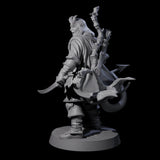 Jocular Tiefling Wayfarer B Miniature for Dungeons and Dragons, Pathfinder or other TTRPGs