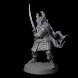 Jocular Tiefling Wayfarer C Miniature for Dungeons and Dragons, Pathfinder or other TTRPGs