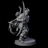 Jocular Tiefling Wayfarer C Miniature for Dungeons and Dragons, Pathfinder or other TTRPGs
