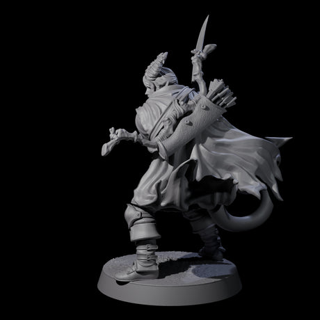 Jocular Tiefling Wayfarer C Miniature for Dungeons and Dragons, Pathfinder or other TTRPGs
